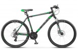 Велосипед 27,5' хардтейл STELS NAVIGATOR-500 MD диск, черный/зеленый